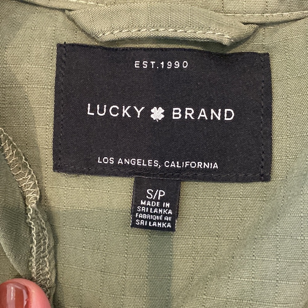 Lucky brand button jacket size small - Picture 2 of 2